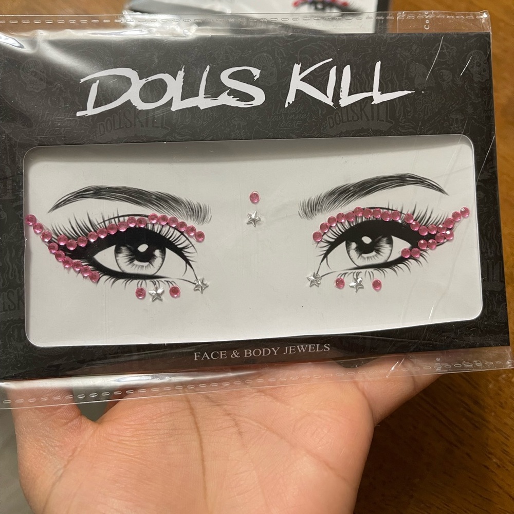 NWT Dolls Kill Divine Beauty Rhinestone Face Gems FACE JEWELRY MAKEUP ONE SIZE